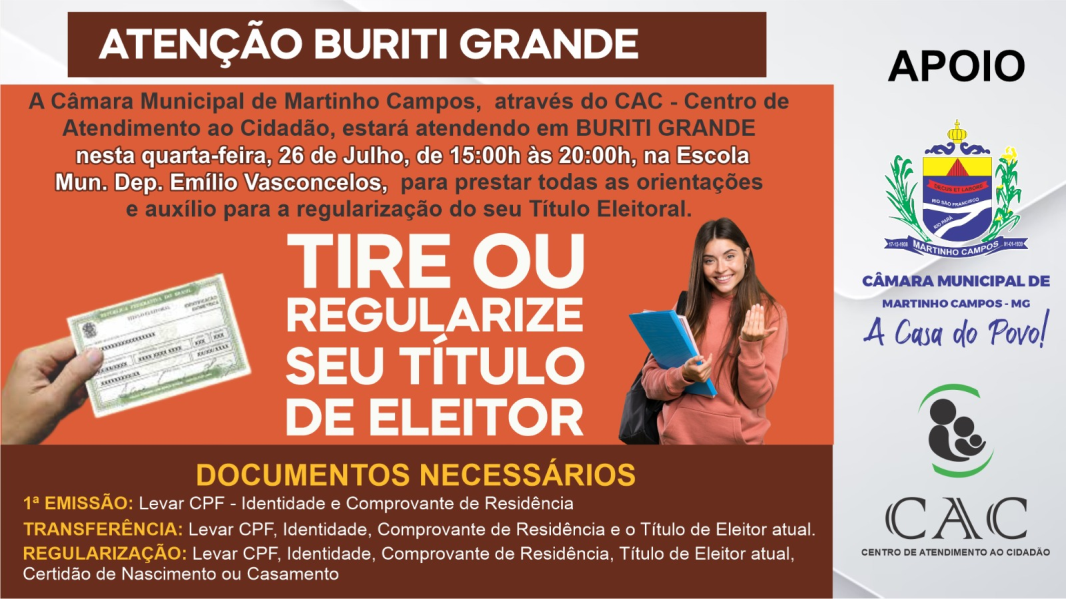 REGULARIZAÇÃO DE TÍTULO ELEITORAL