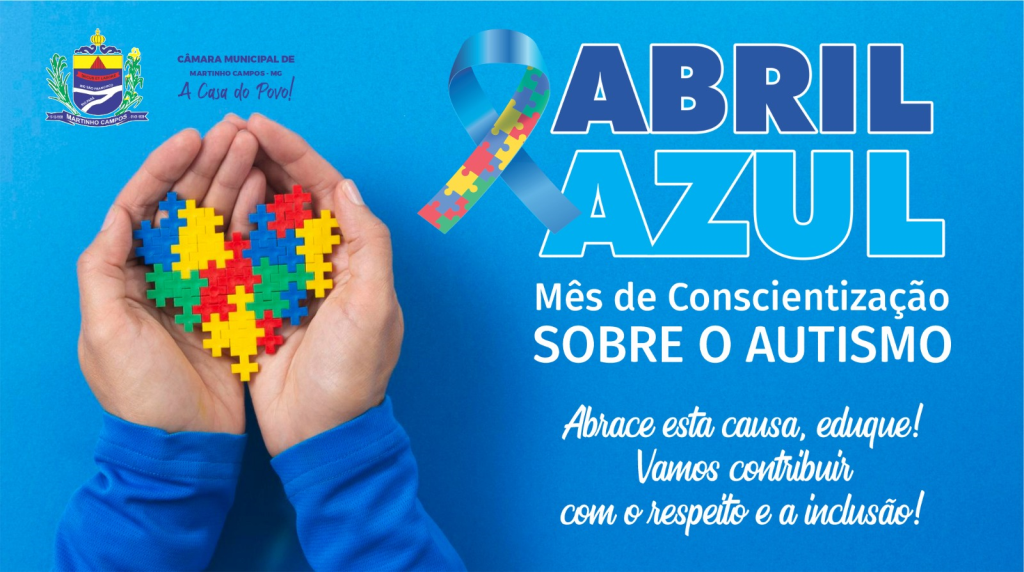 ABRIL AZUL  MÊS DE CONSCIENTIZAÇÃO SOBRE O AUTISMO
