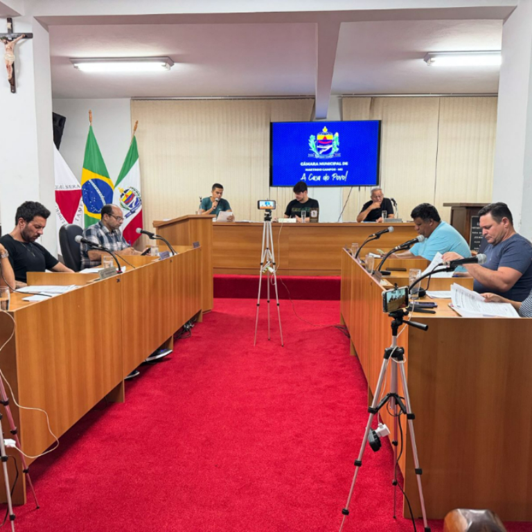 Resumo da 16ª Reunião Ordinária da Câmara Municipal de Martinho Campos