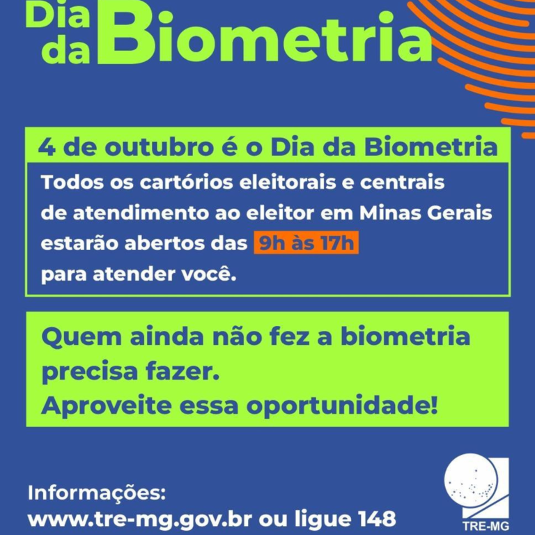 CÂMARA INFORMA - Biometria: dia 4 de outubro será de atendimento especial em todo o estado