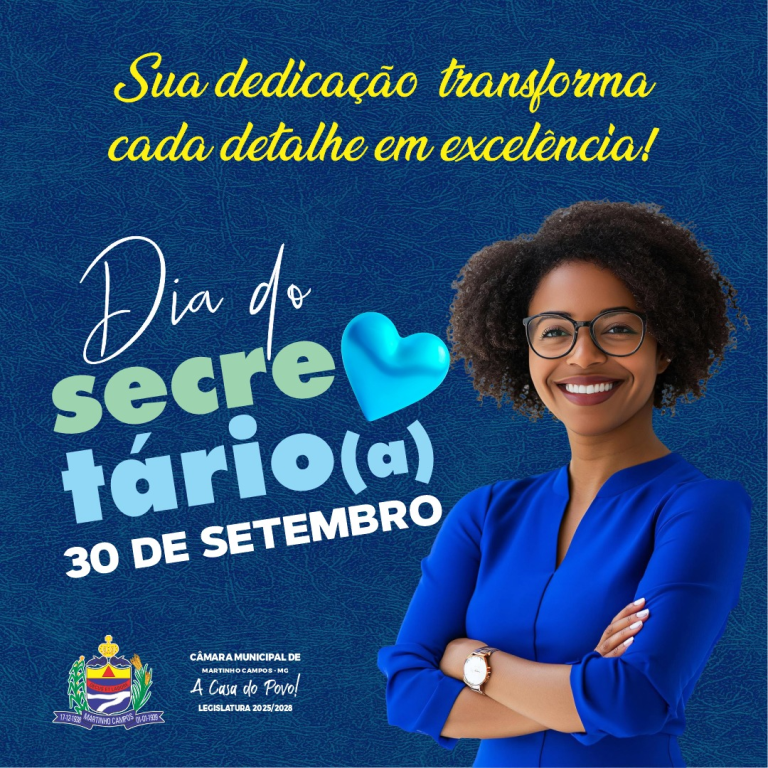 30 de Setembro - Nosso reconhecimento às secretárias e secretários pelo seu dia