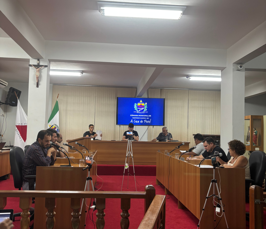 Resumo da 36ª Reunião Ordinária da Câmara Municipal de Martinho Campos
